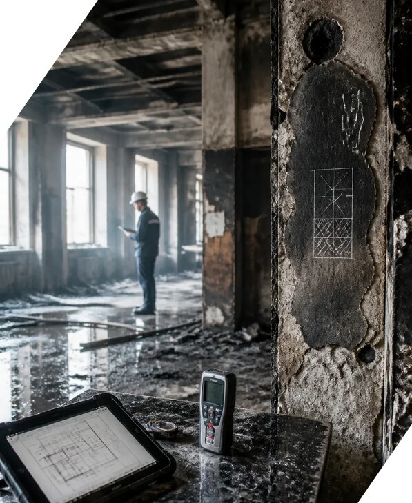 Обследование зданий после пожара в Краснотурьинске от 15950 р. | ЭкспертизаРоссия